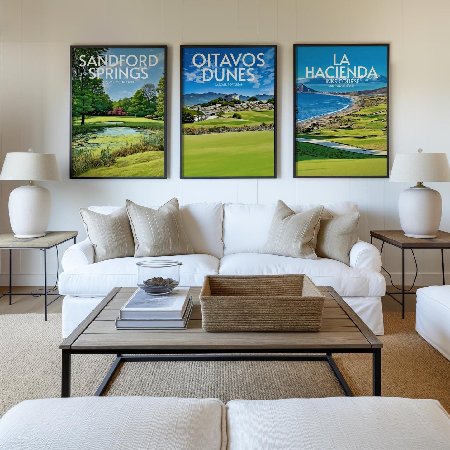 Oitavos Dunes Golf Course Poster Print Wall Art