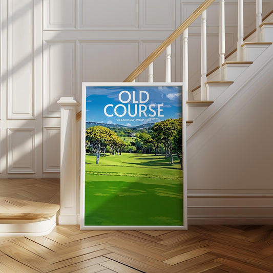 Old Course Vilamoura Golf Course Poster Print Wall Art