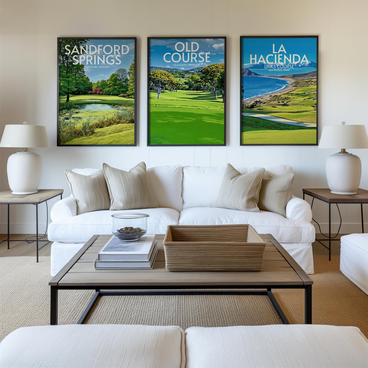 Old Course Vilamoura Golf Course Poster Print Wall Art