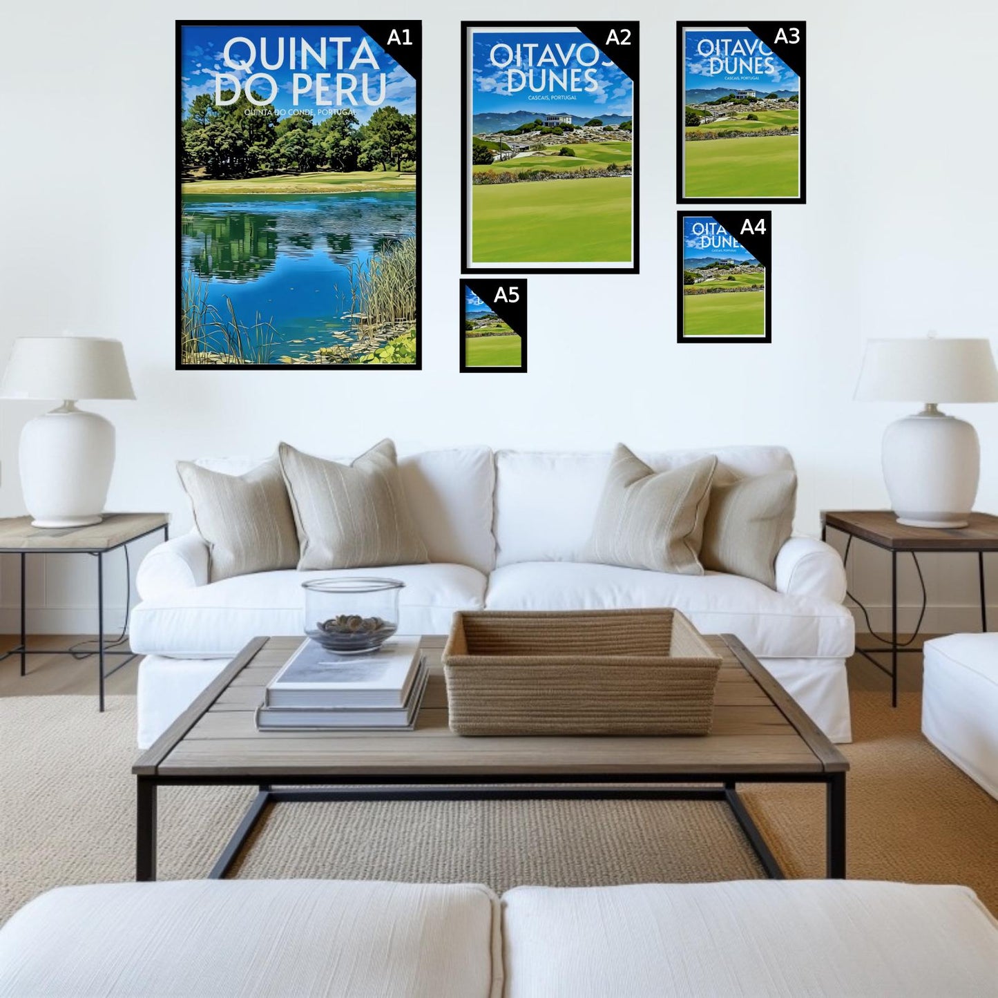 Quinta do Peru Golf Course Poster Print Wall Art