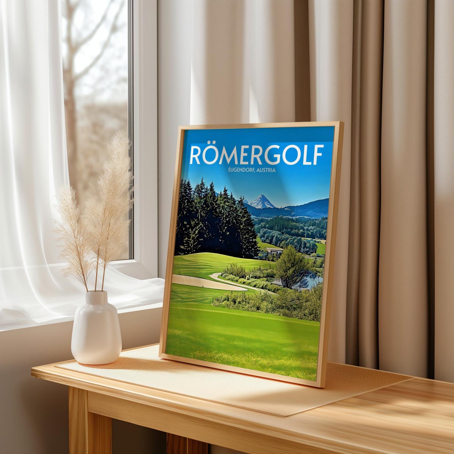 Römergolf Golf Course Poster Print Wall Art
