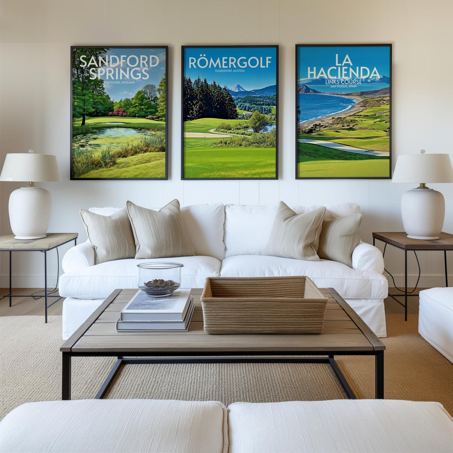 Römergolf Golf Course Poster Print Wall Art