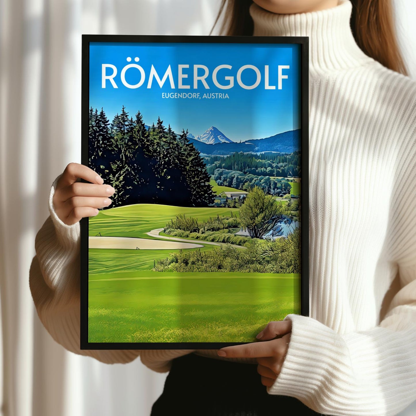 Römergolf Golf Course Poster Print Wall Art