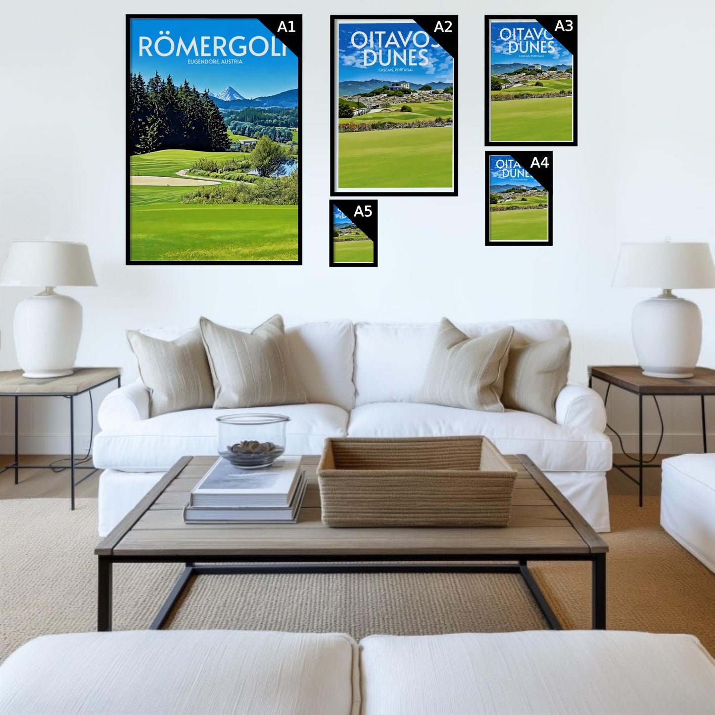Römergolf Golf Course Poster Print Wall Art