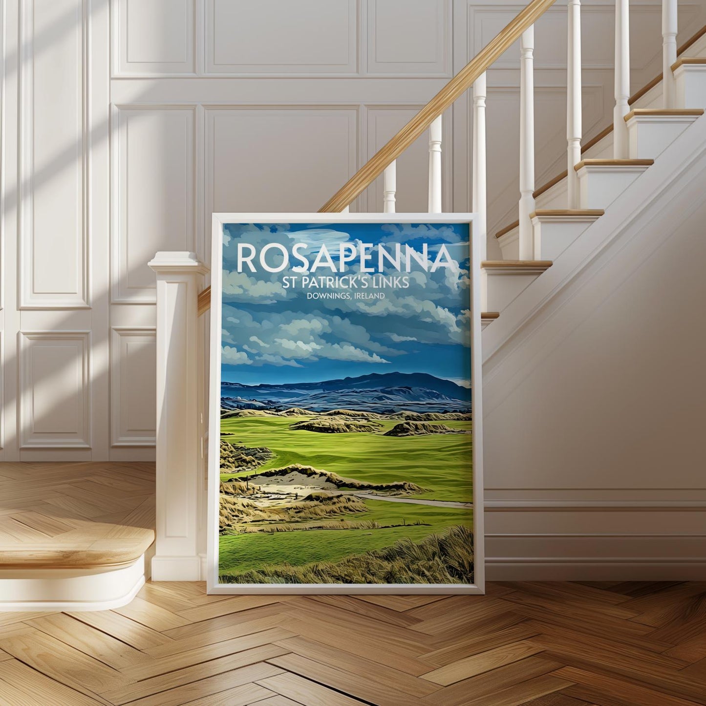 Rosapenna St Patrick's Links Golf Course Poster Print Wall Art