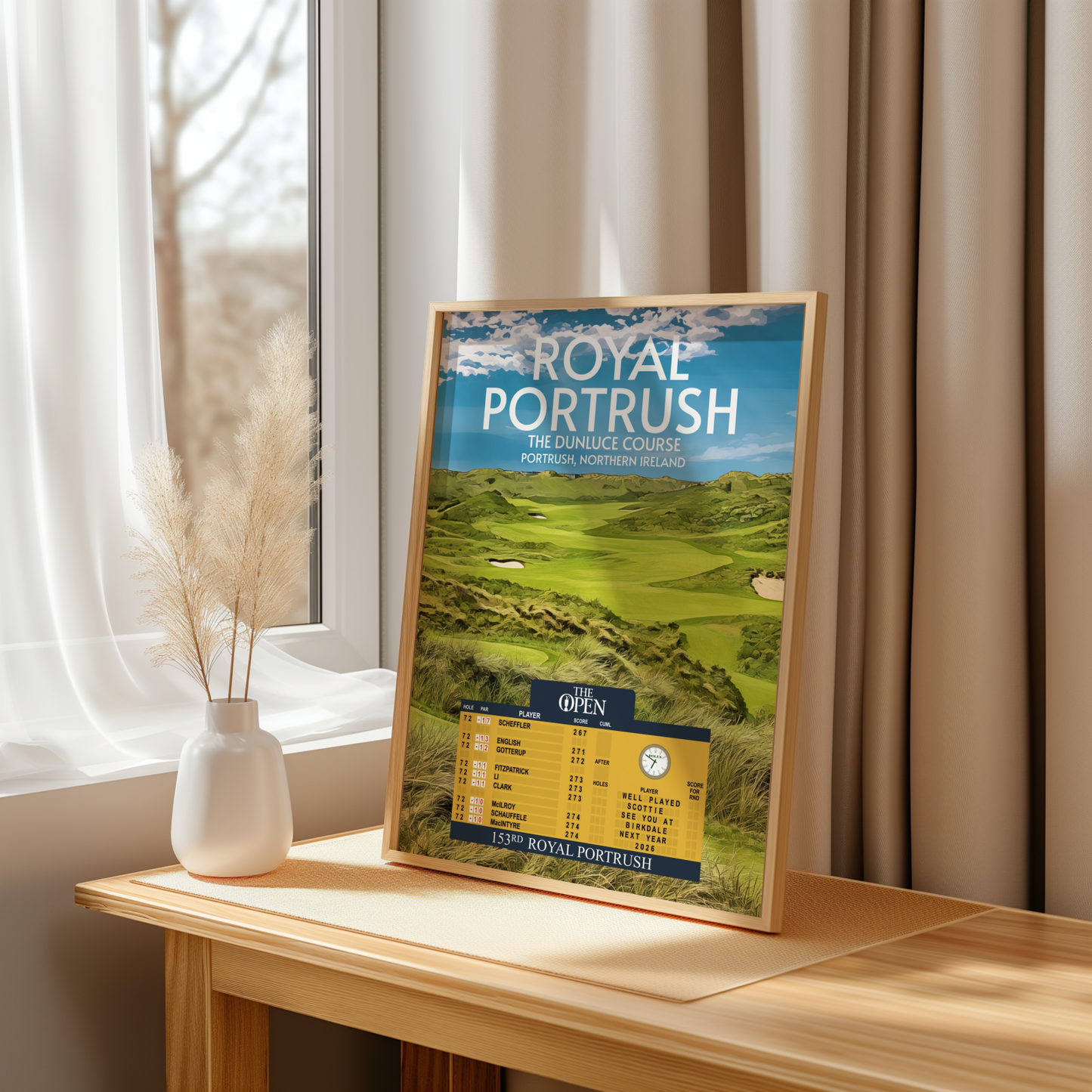 Royal Portrush - Open Edition -  Golf Course Poster Print Wall Art