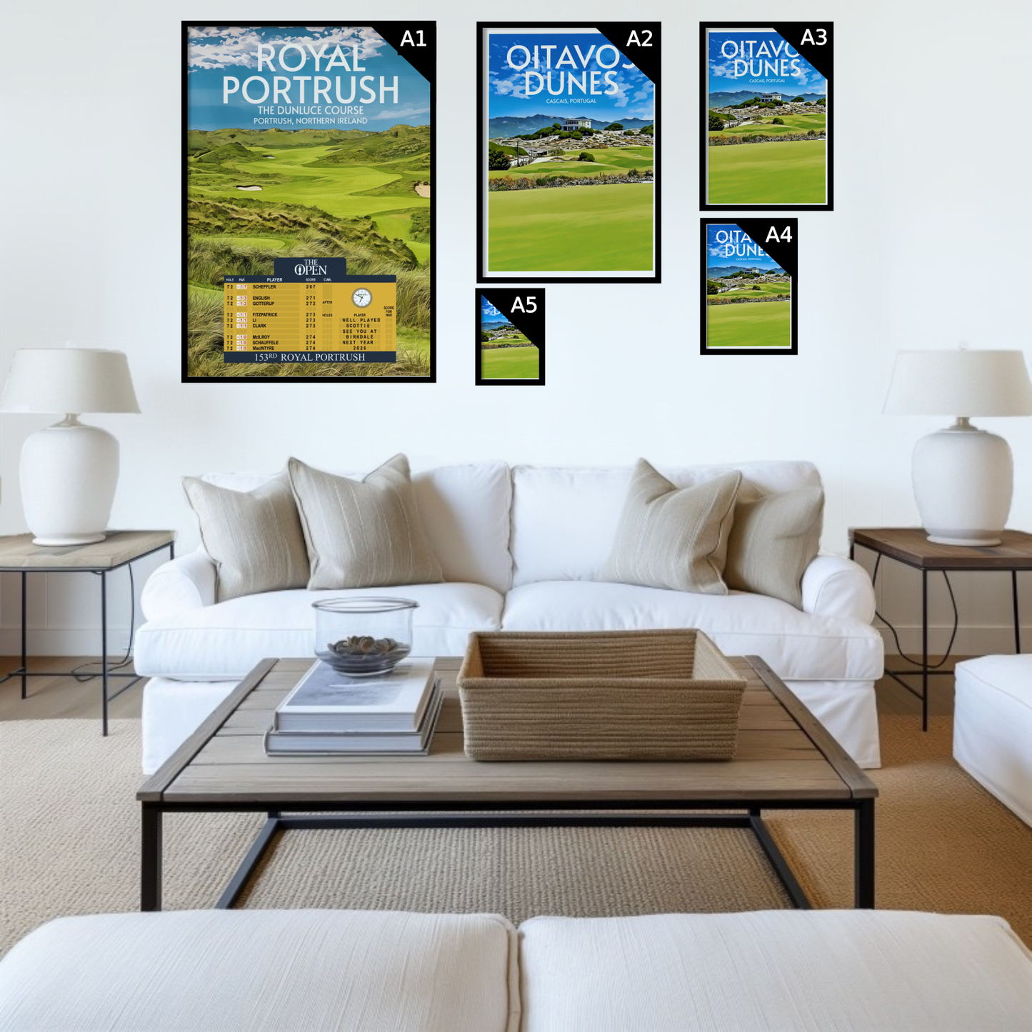 Royal Portrush - Open Edition -  Golf Course Poster Print Wall Art