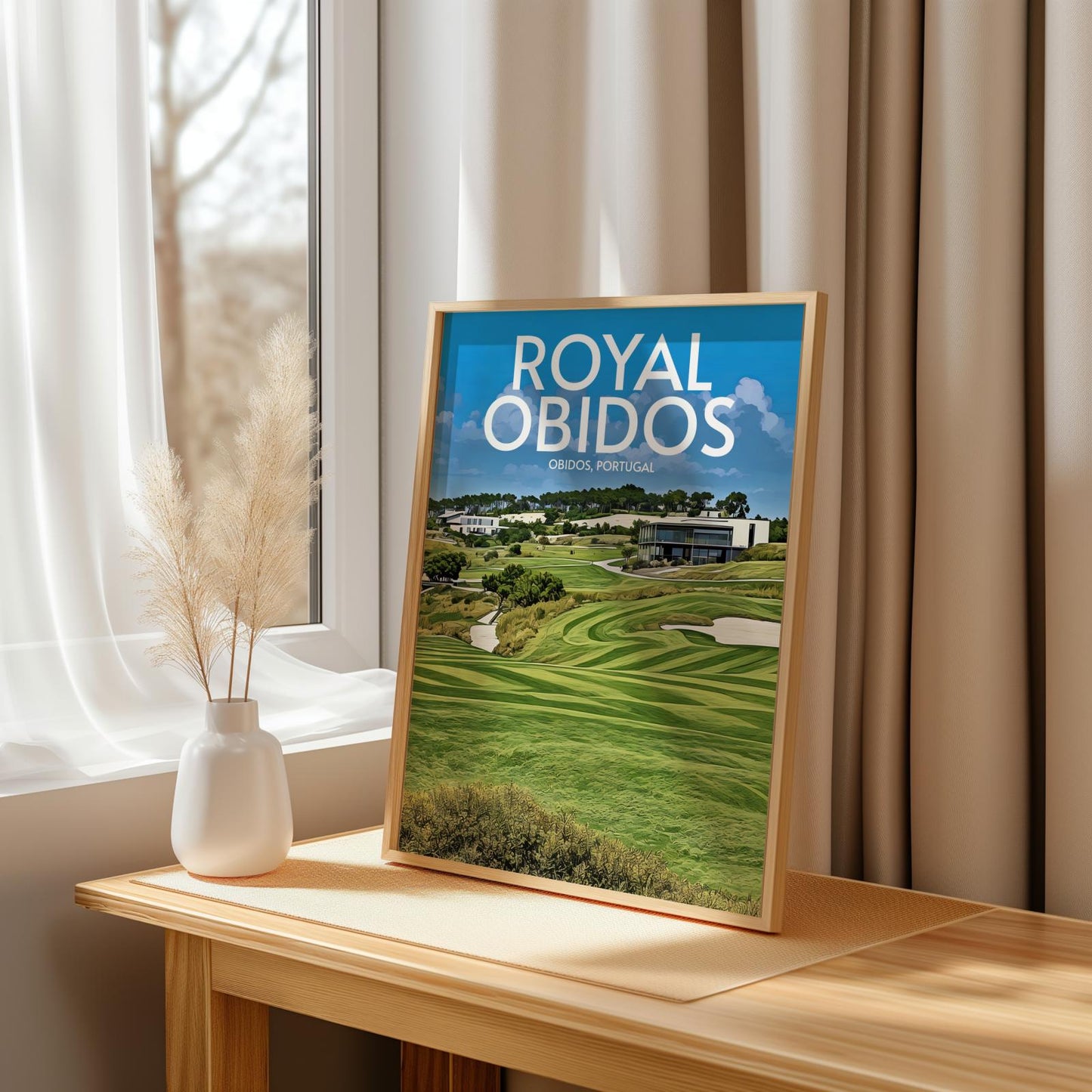 Royal Obidos Golf Course Poster Print Wall Art