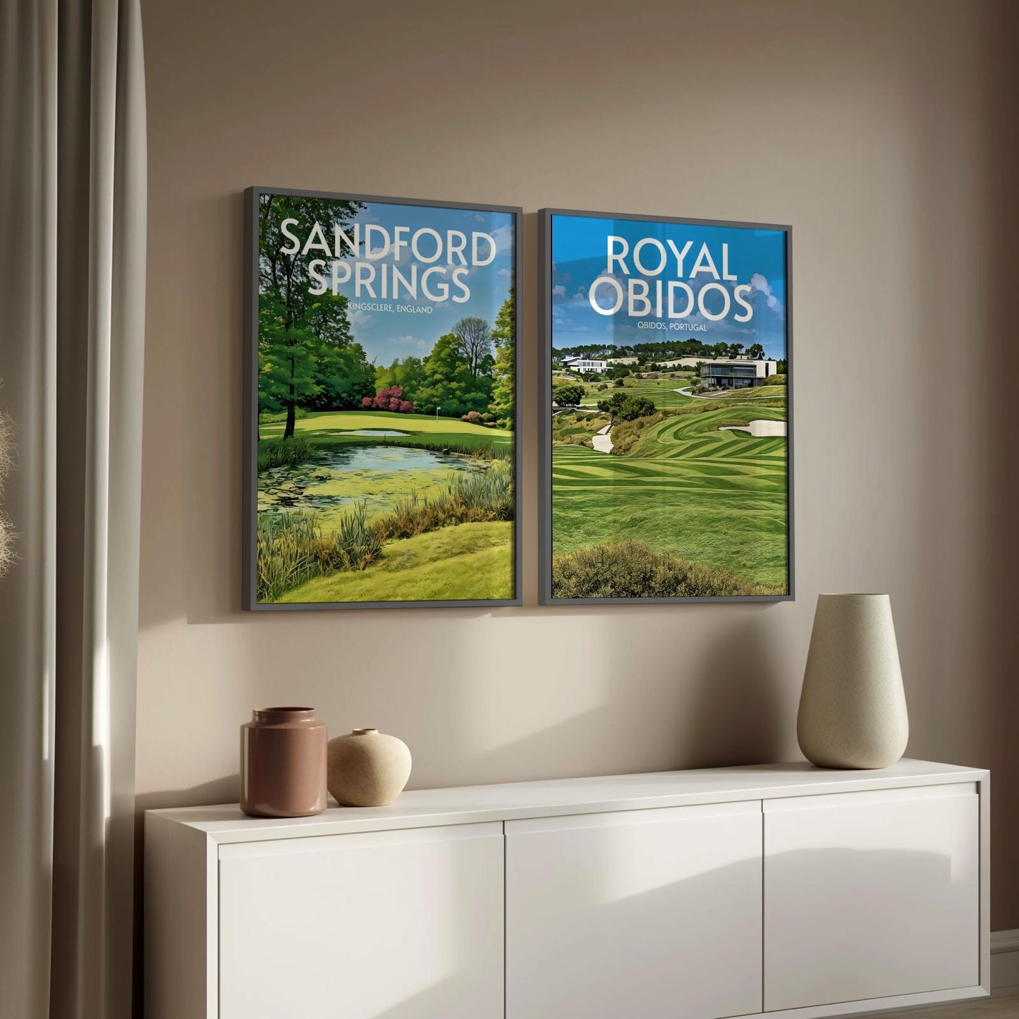 Royal Obidos Golf Course Poster Print Wall Art