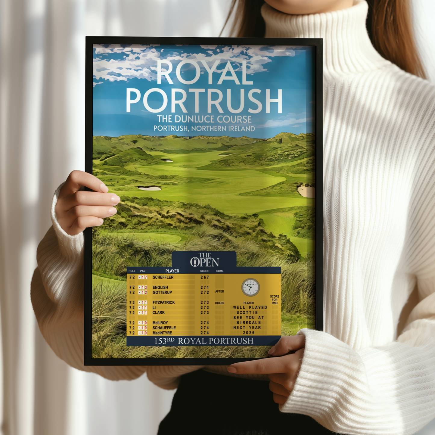 Royal Portrush - Open Edition -  Golf Course Poster Print Wall Art