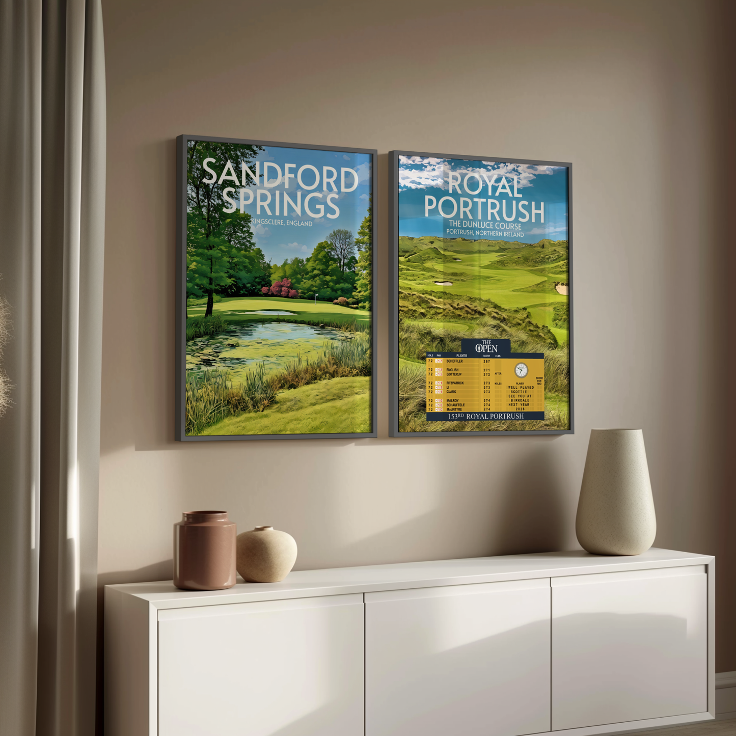 Royal Portrush - Open Edition -  Golf Course Poster Print Wall Art