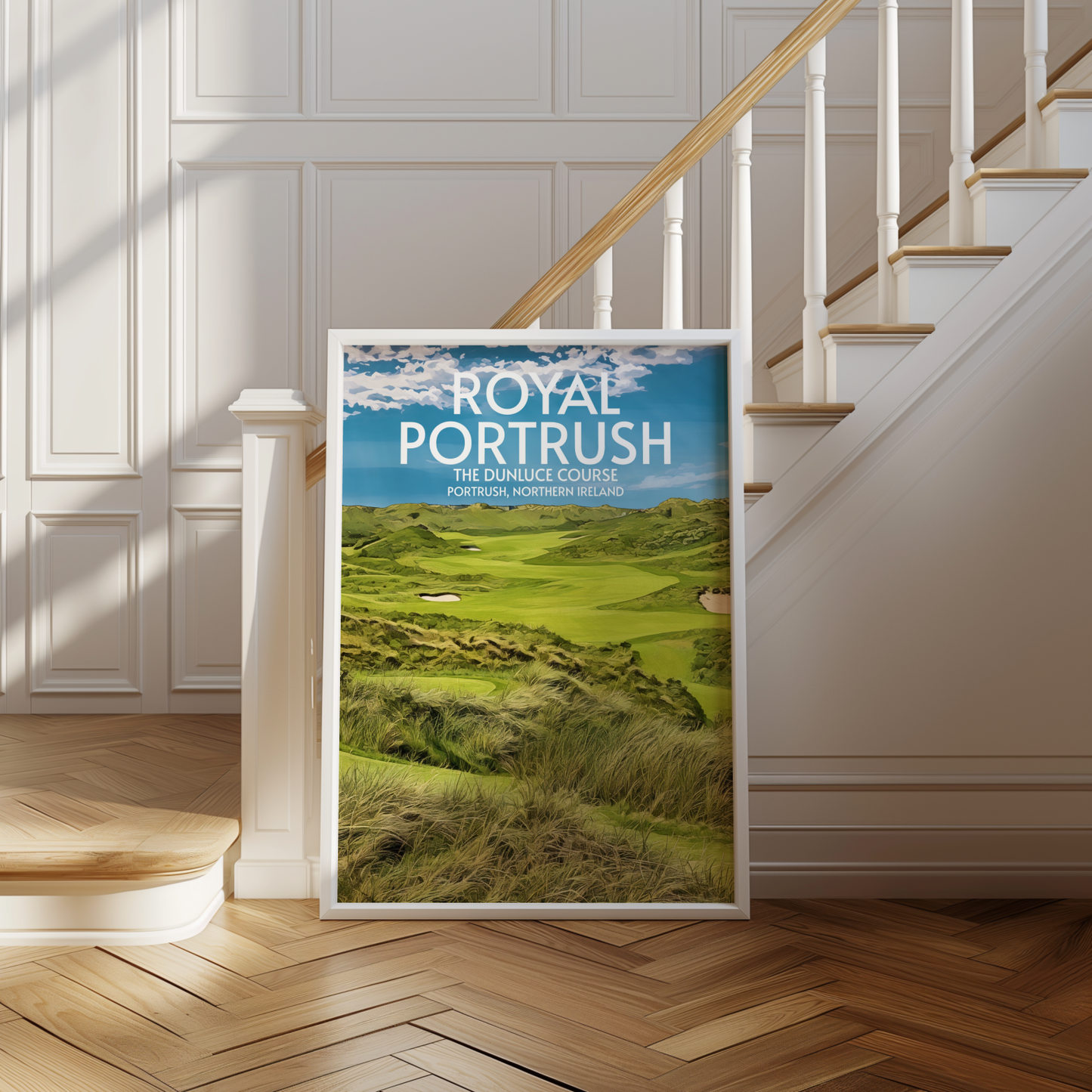 Royal Portrush Golf Course Poster Print Wall Art