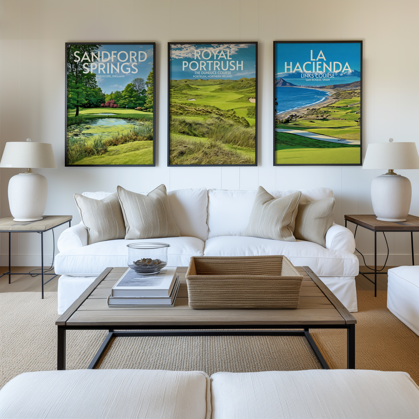 Royal Portrush Golf Course Poster Print Wall Art