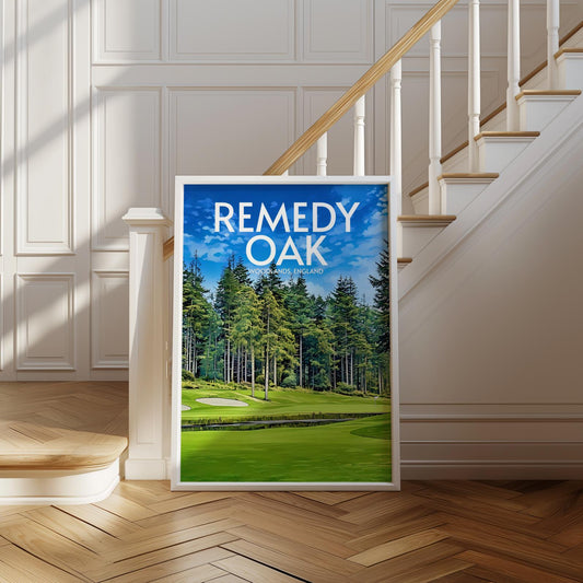 Remedy Oak Golf Course Poster Print Wall Art