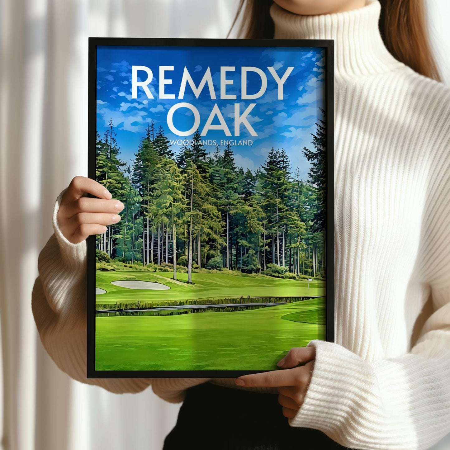Remedy Oak Golf Course Poster Print Wall Art