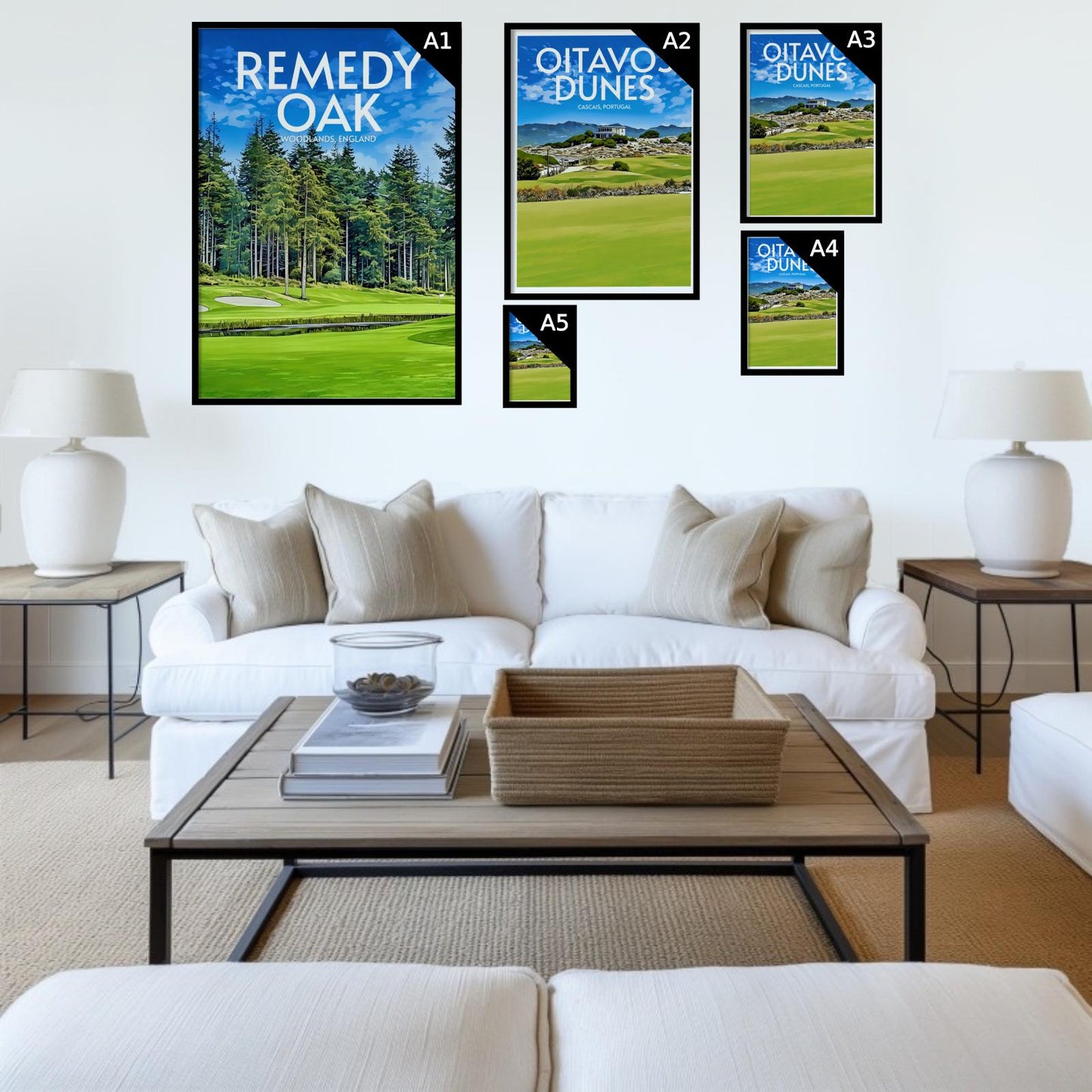 Remedy Oak Golf Course Poster Print Wall Art