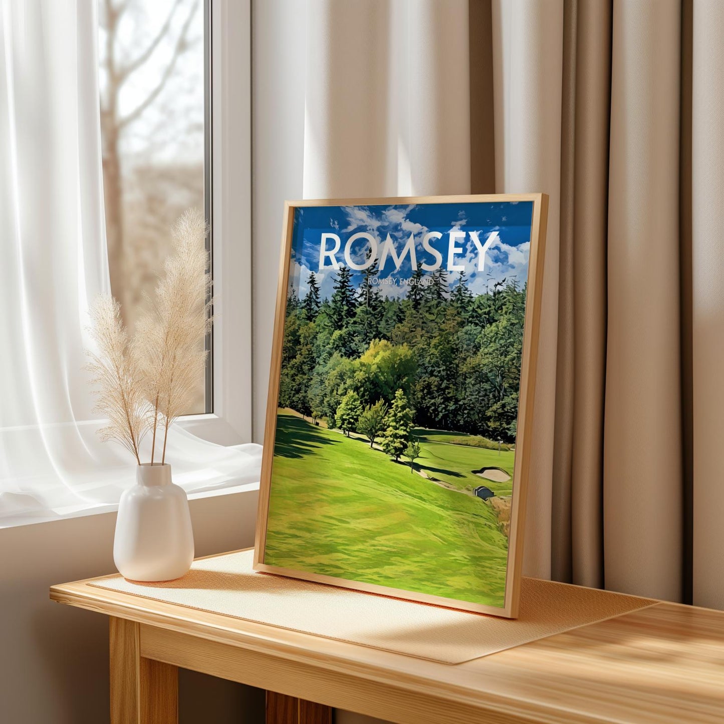 Romsey Golf Course Poster Print Wall Art