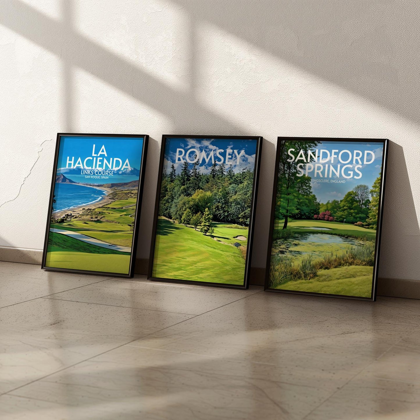 Romsey Golf Course Poster Print Wall Art