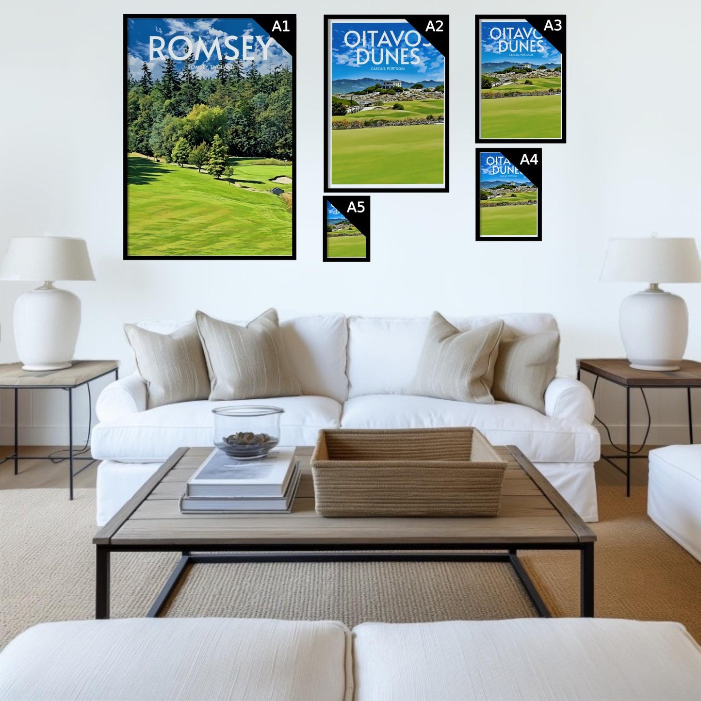 Romsey Golf Course Poster Print Wall Art