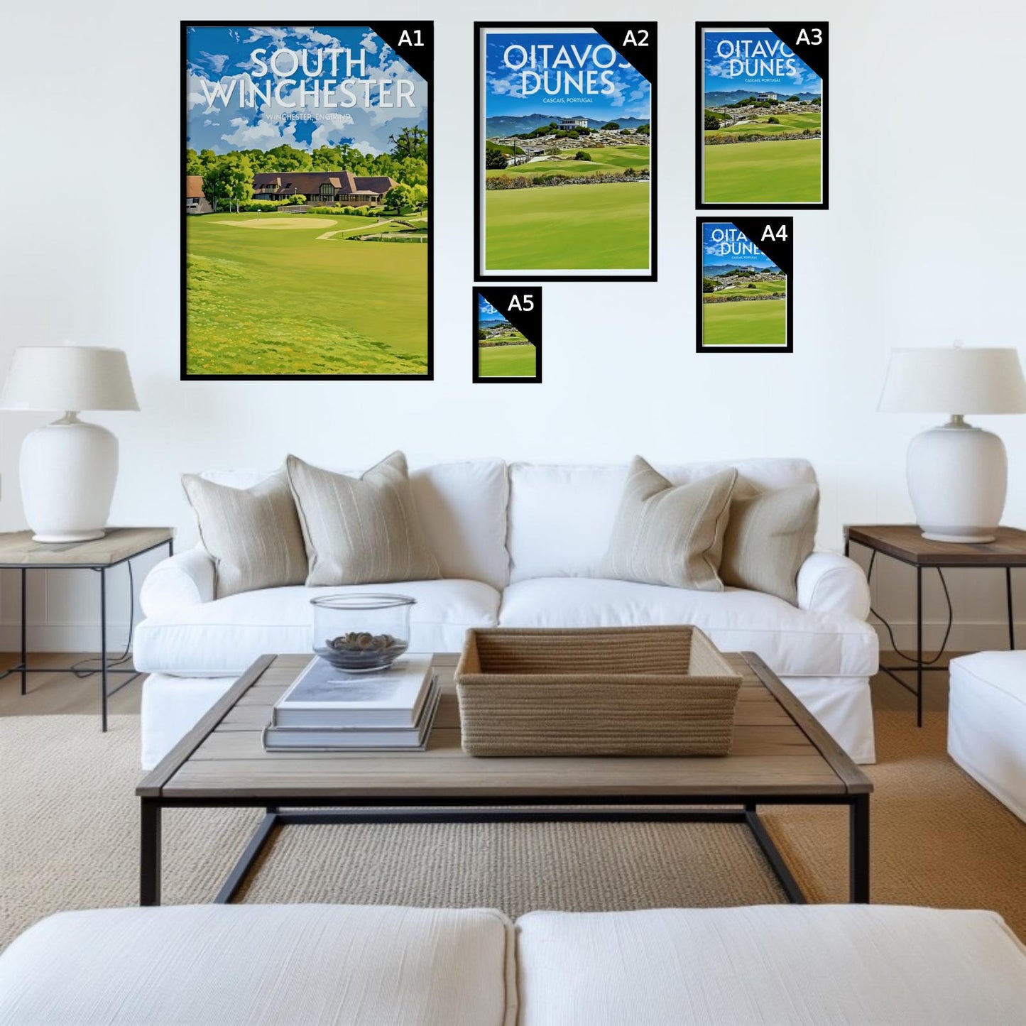 South Winchester Golf Course Poster Print Wall Art