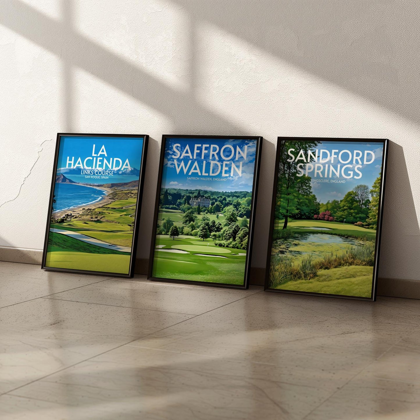 Saffron Walden Golf Course Poster Print Wall Art