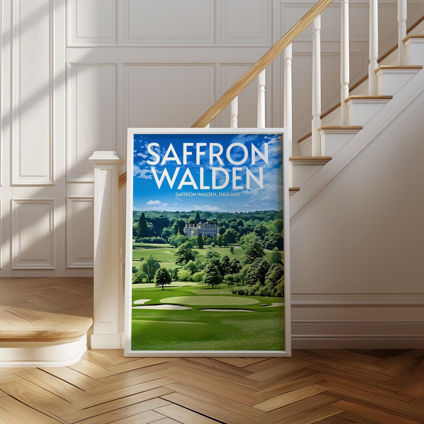 Saffron Walden Golf Course Poster Print Wall Art