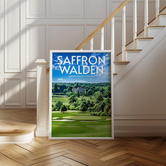 Saffron Walden Golf Course Poster Print Wall Art