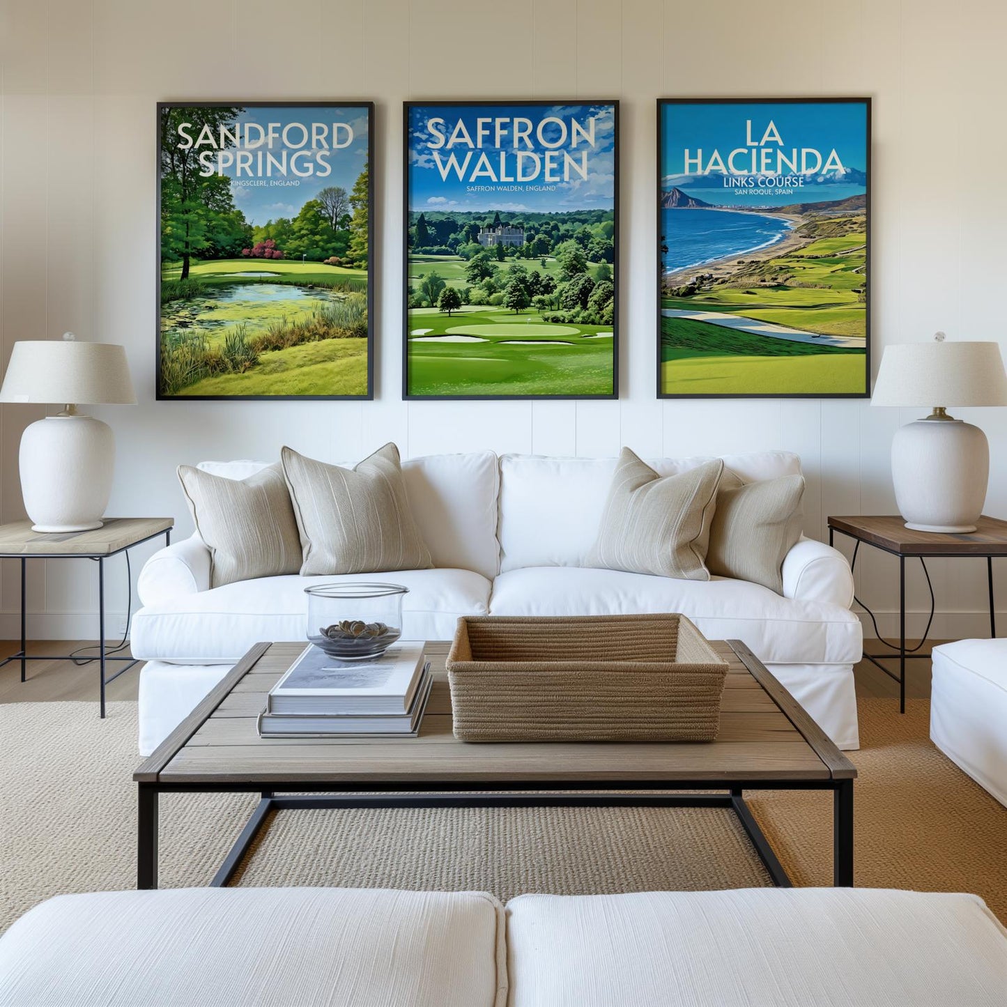 Saffron Walden Golf Course Poster Print Wall Art