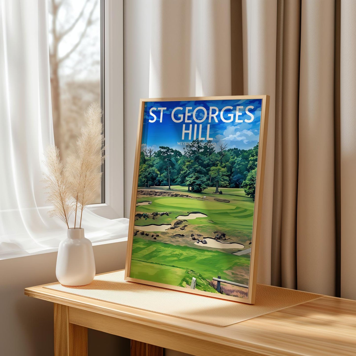 St George's Hill Golf Course Poster Print Wall Art