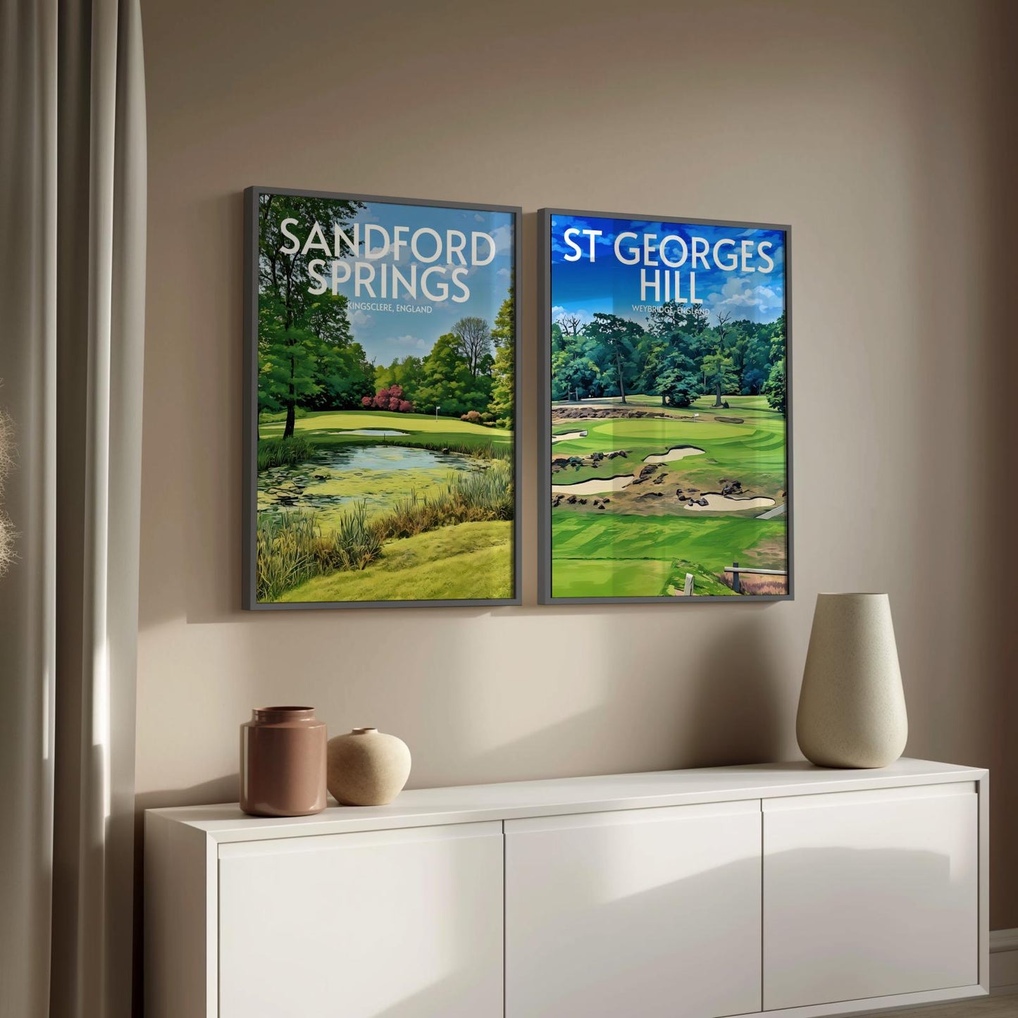 St George's Hill Golf Course Poster Print Wall Art