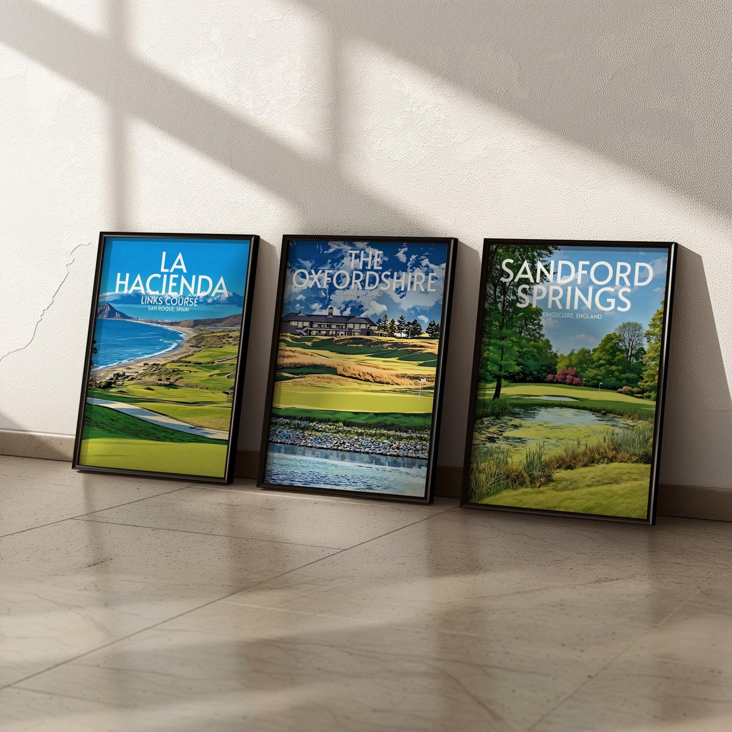 The Oxfordshire Golf Course Poster Print Wall Art