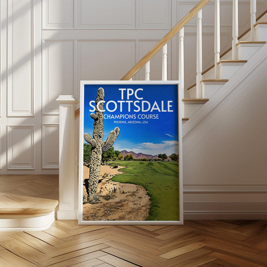 TPC Scottsdale Champions Golf Course Poster Print Wall Art