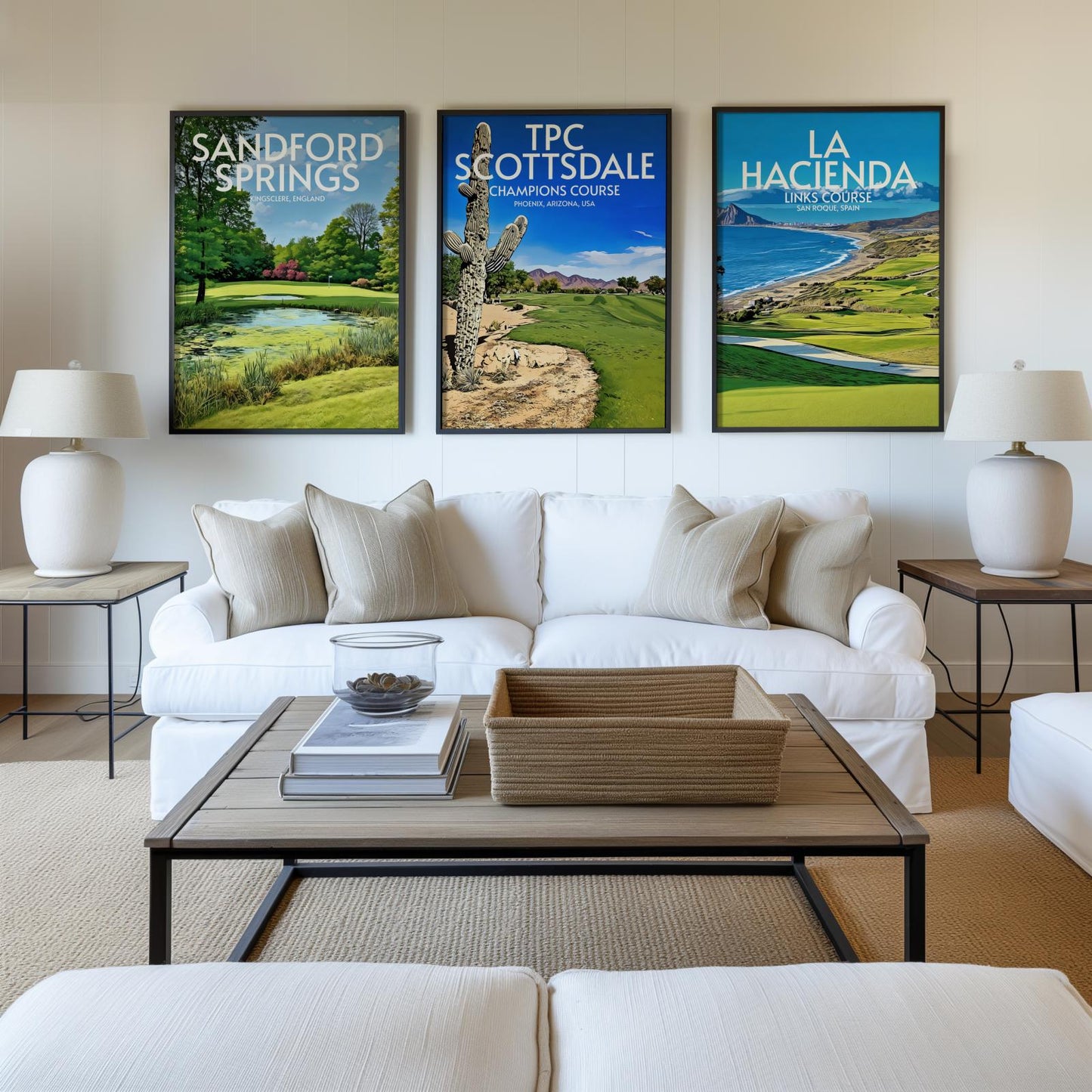 TPC Scottsdale Champions Golf Course Poster Print Wall Art