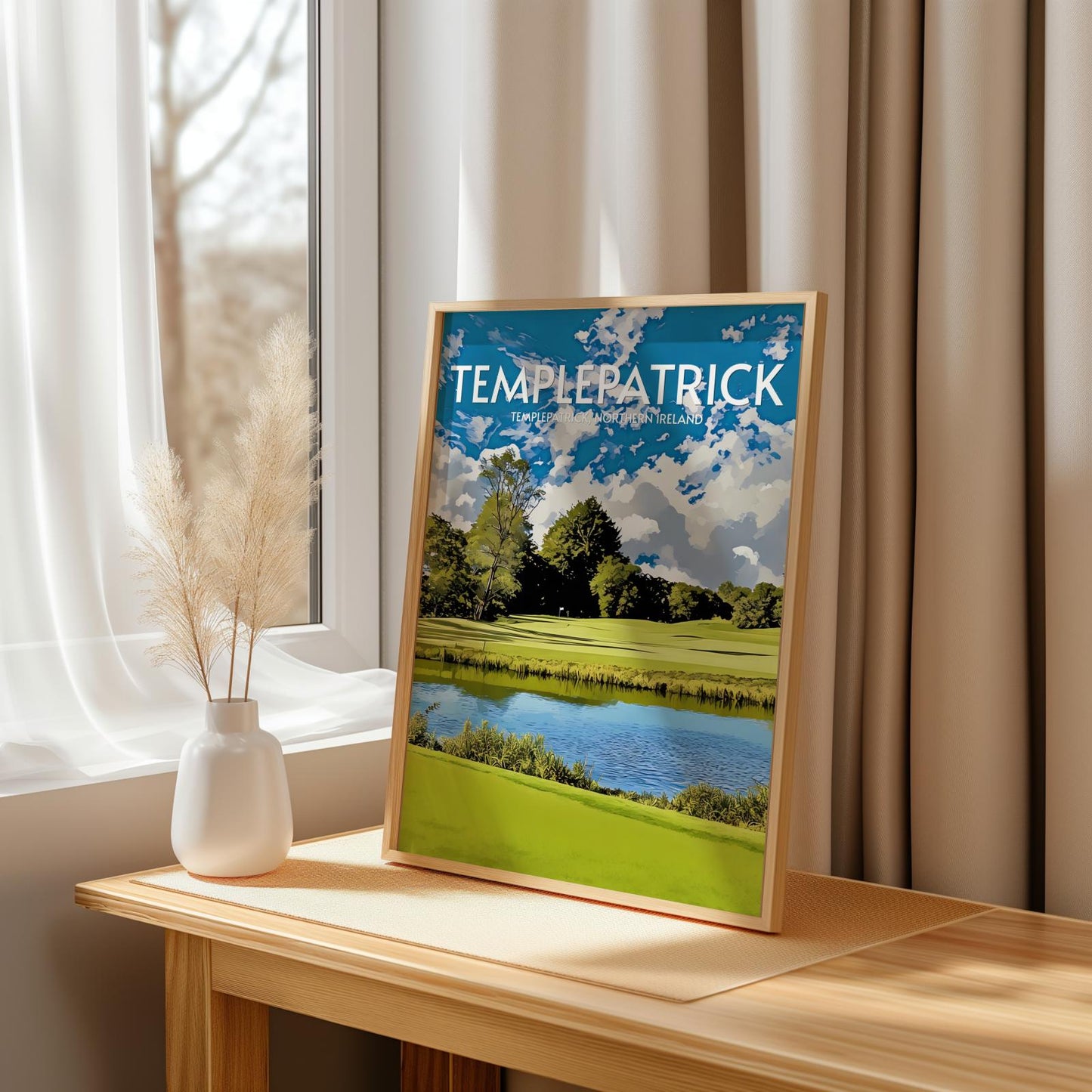 Templepatrick Golf Course Poster Print Wall Art