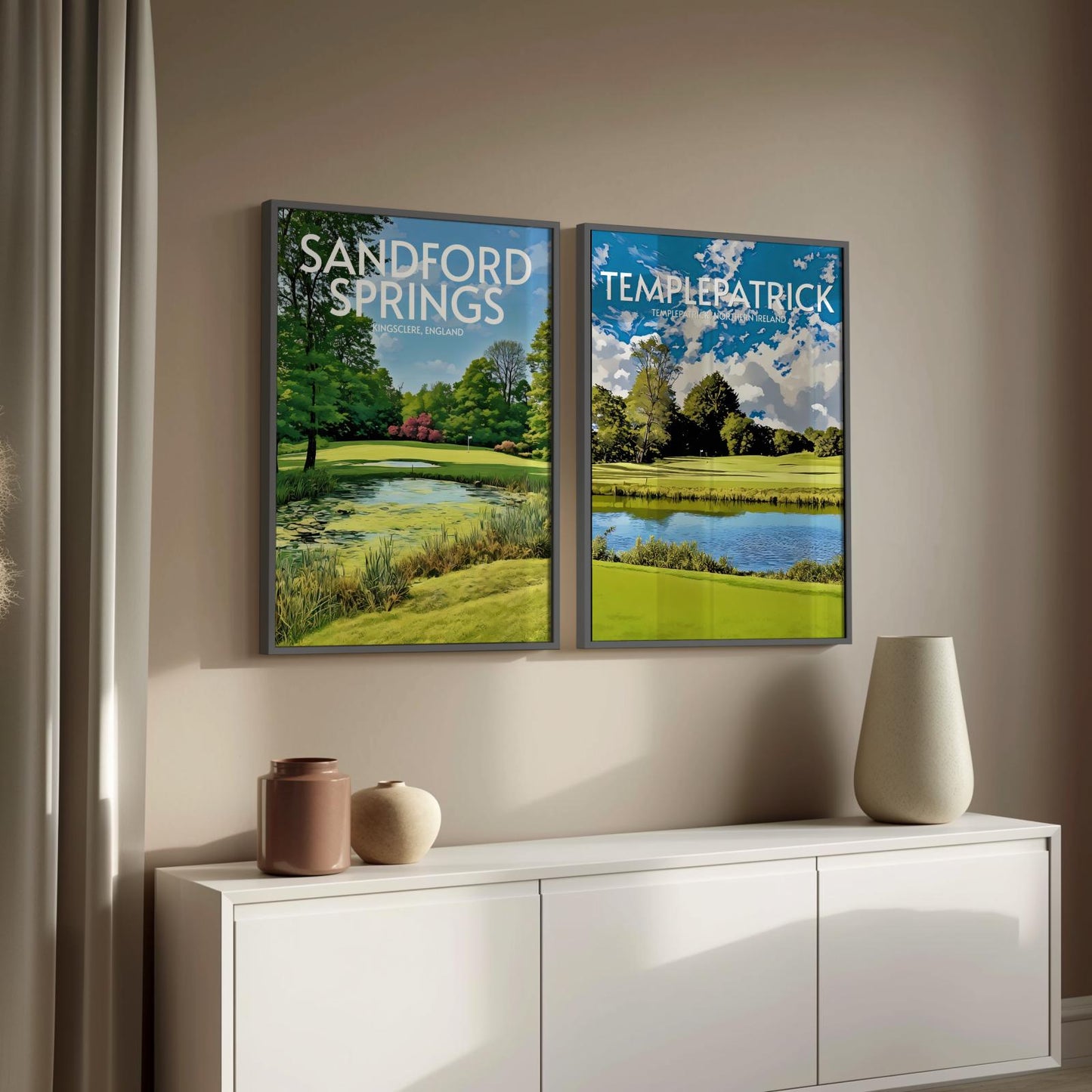 Templepatrick Golf Course Poster Print Wall Art