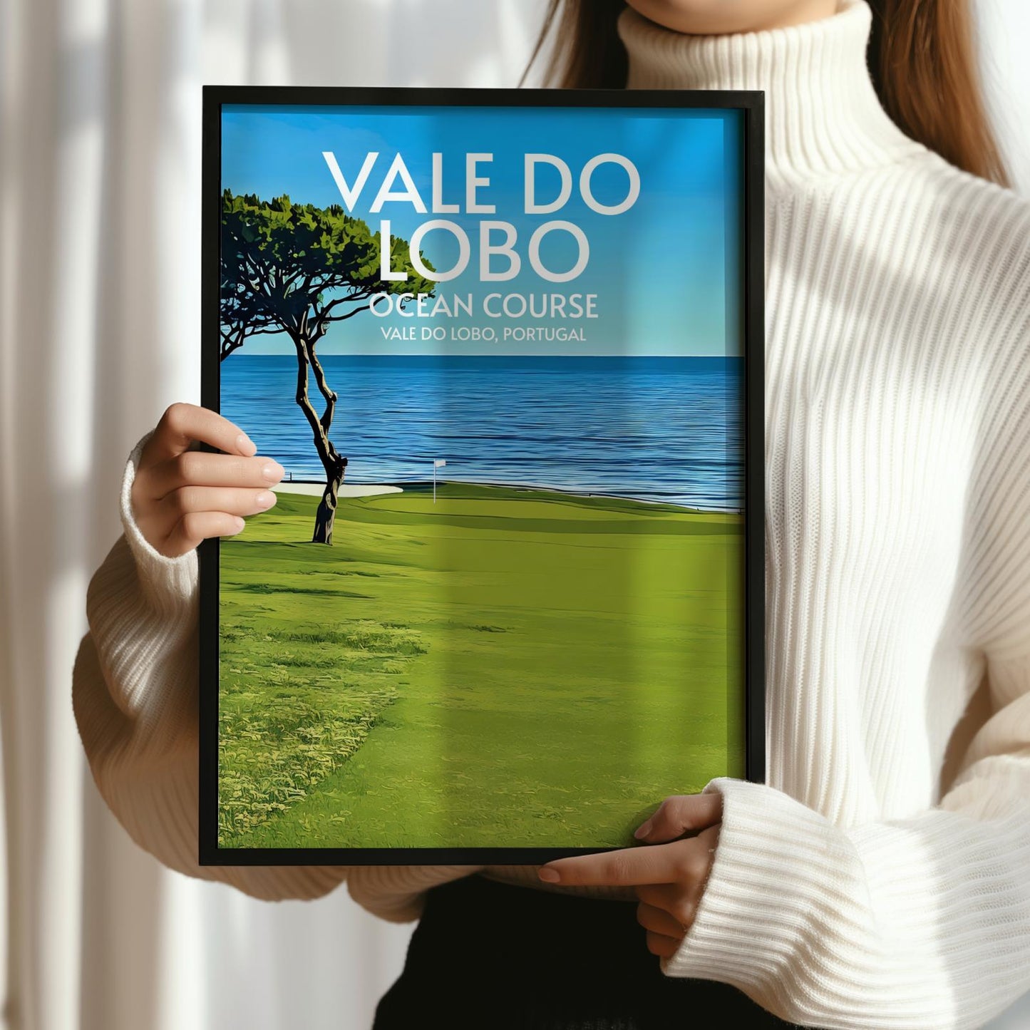 Vale do Lobo Ocean Golf Course Poster Print Wall Art