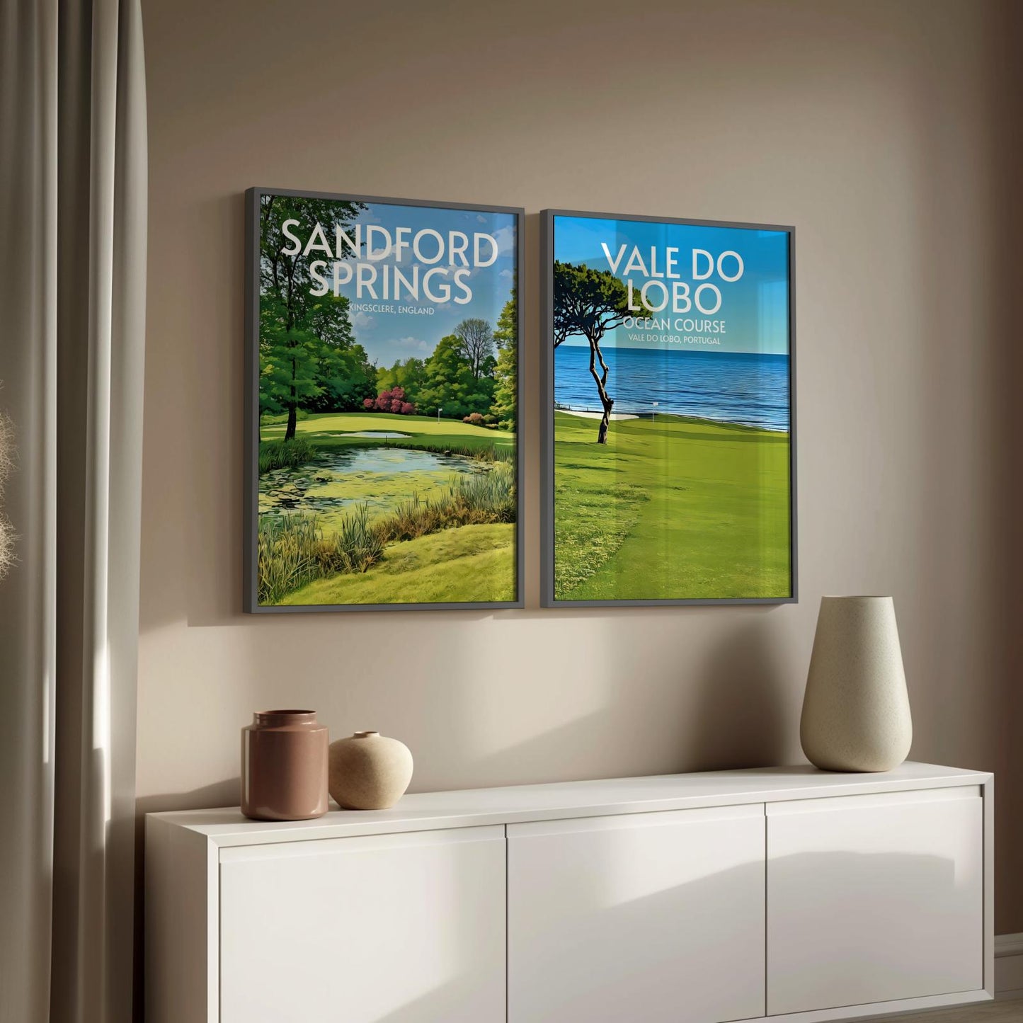 Vale do Lobo Ocean Golf Course Poster Print Wall Art