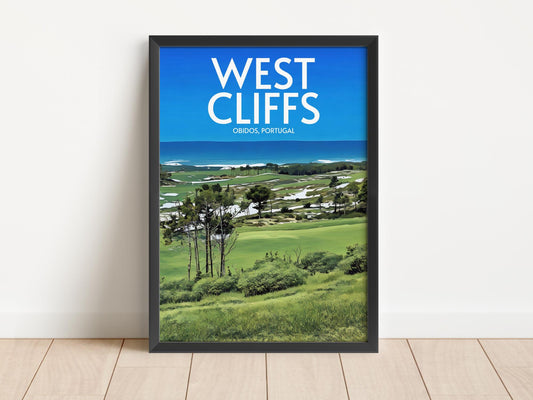 West Cliffs Golf Course Poster Print Wall Art