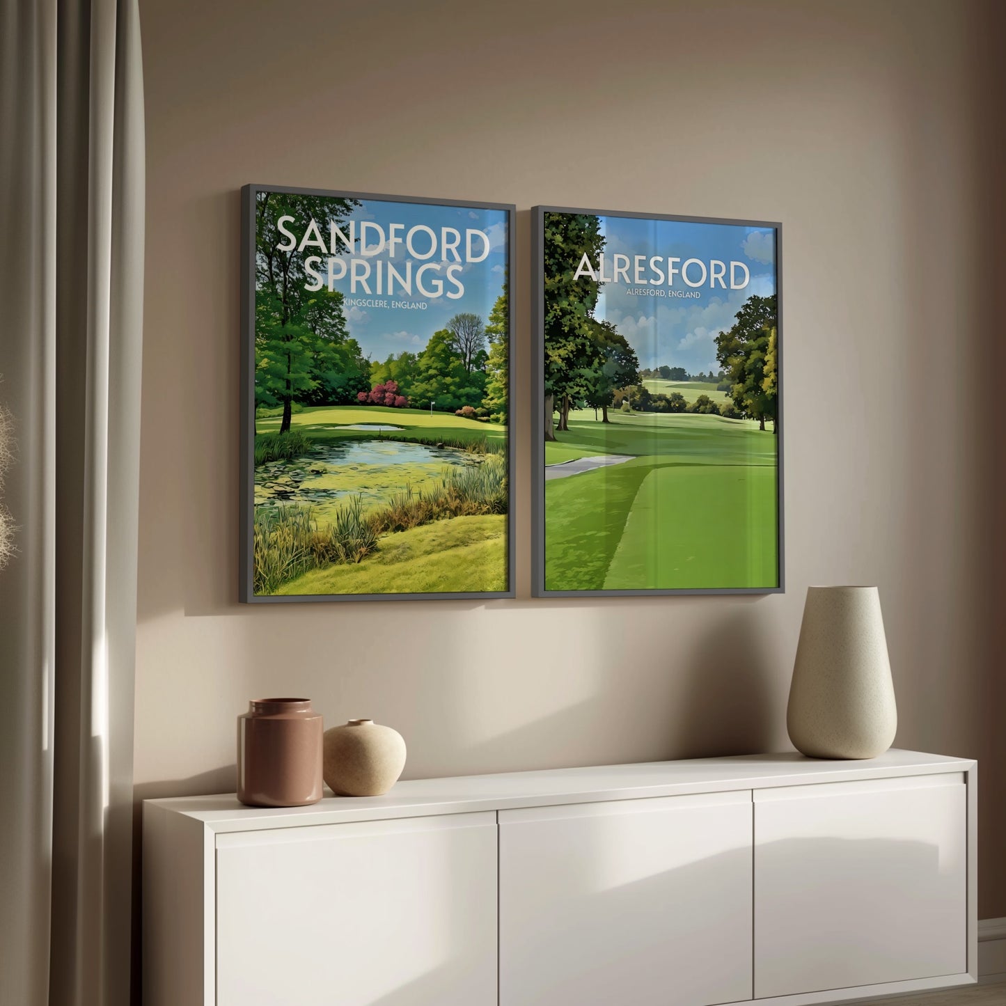 Alresford Golf Course Print