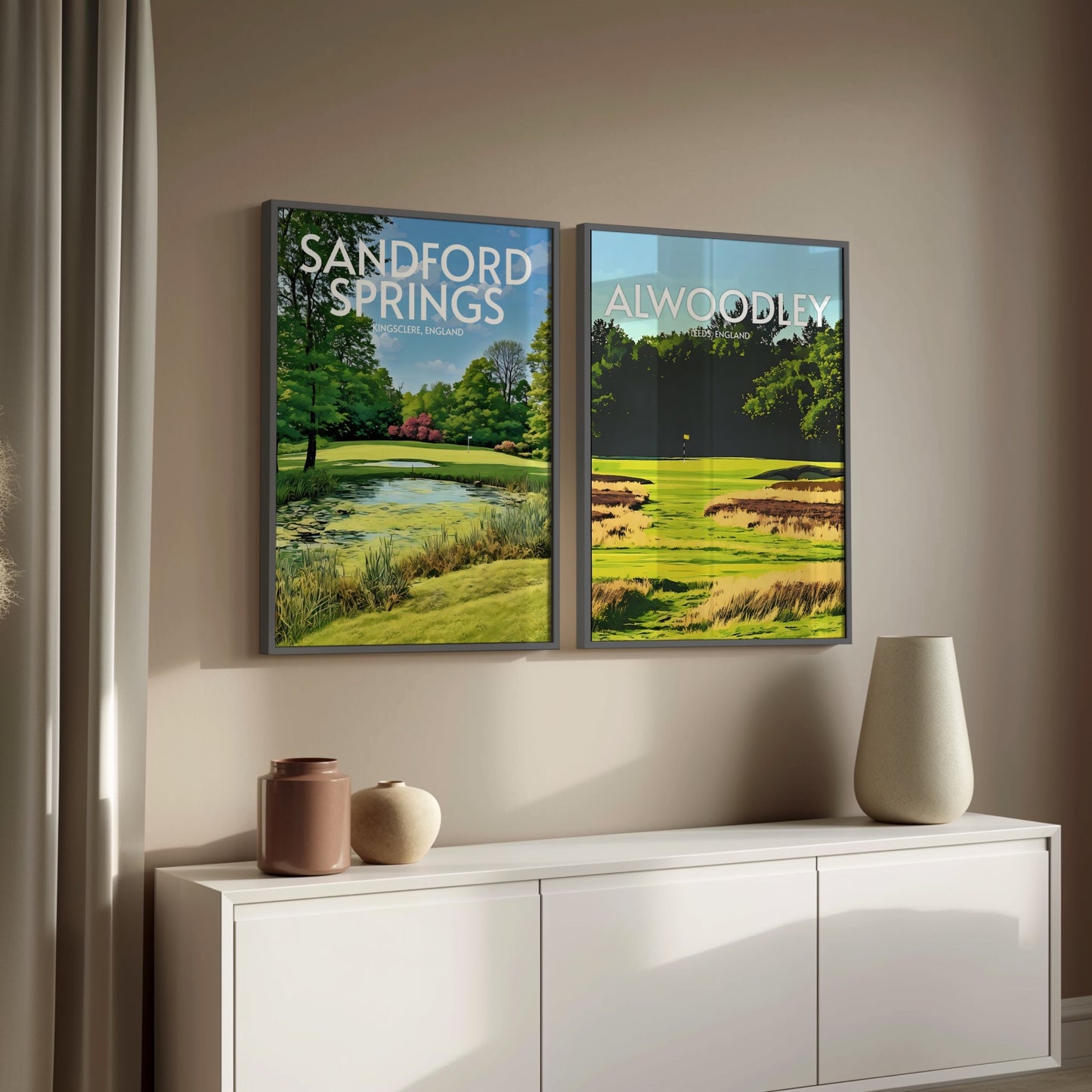 Alwoodley Golf Course Print