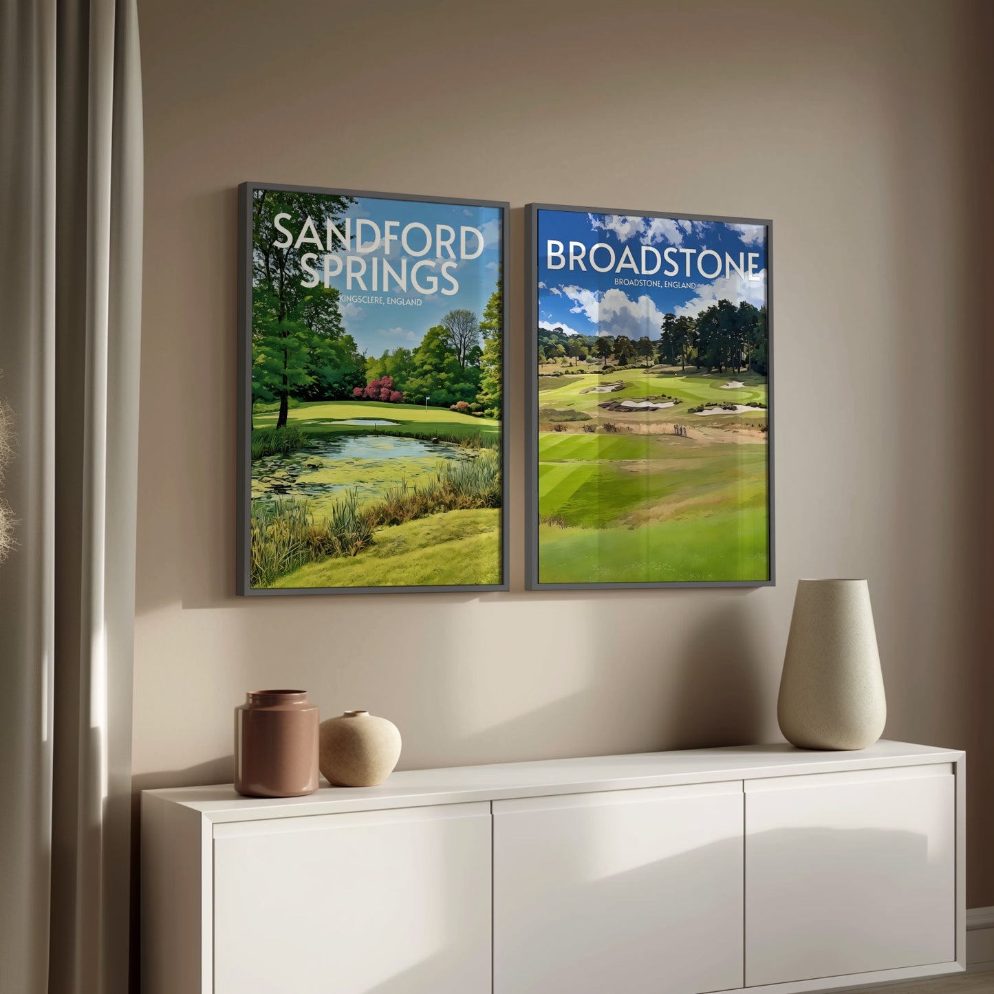 Broadstone Golf Course Print