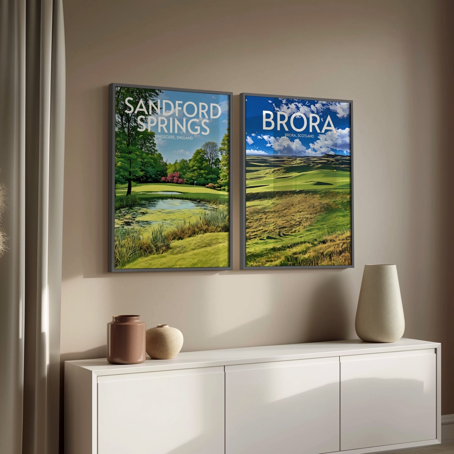 Brora Golf Course Print