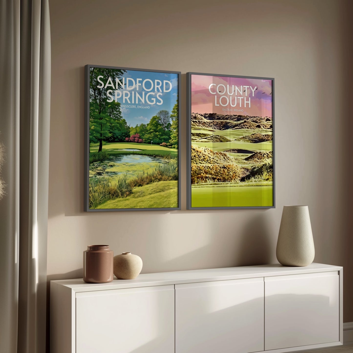 County Louth Golf Course Print