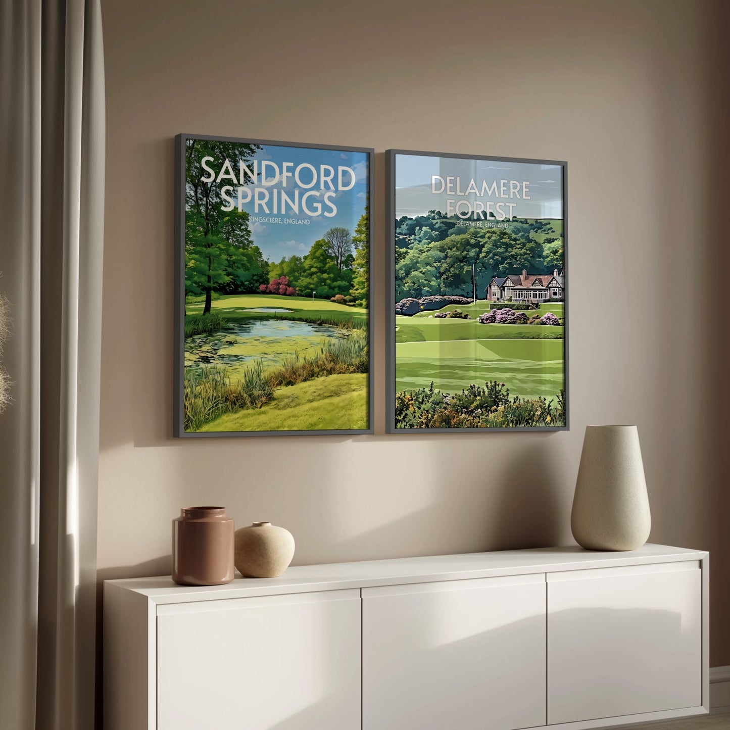Delamere Forest Golf Course Print