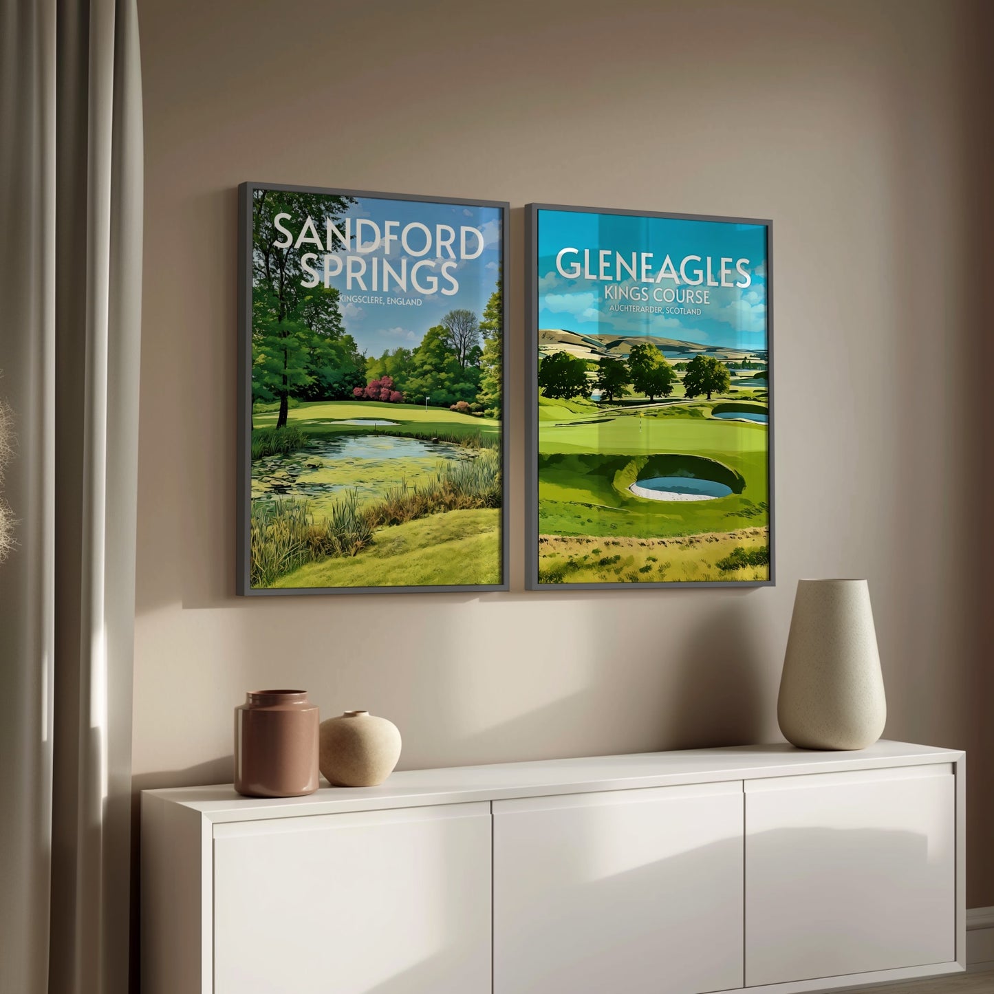 Gleneagles Kings Course Golf Course Print