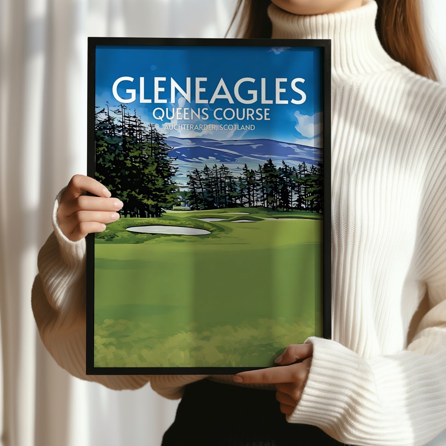 Gleneagles Queens Course Golf Course Print