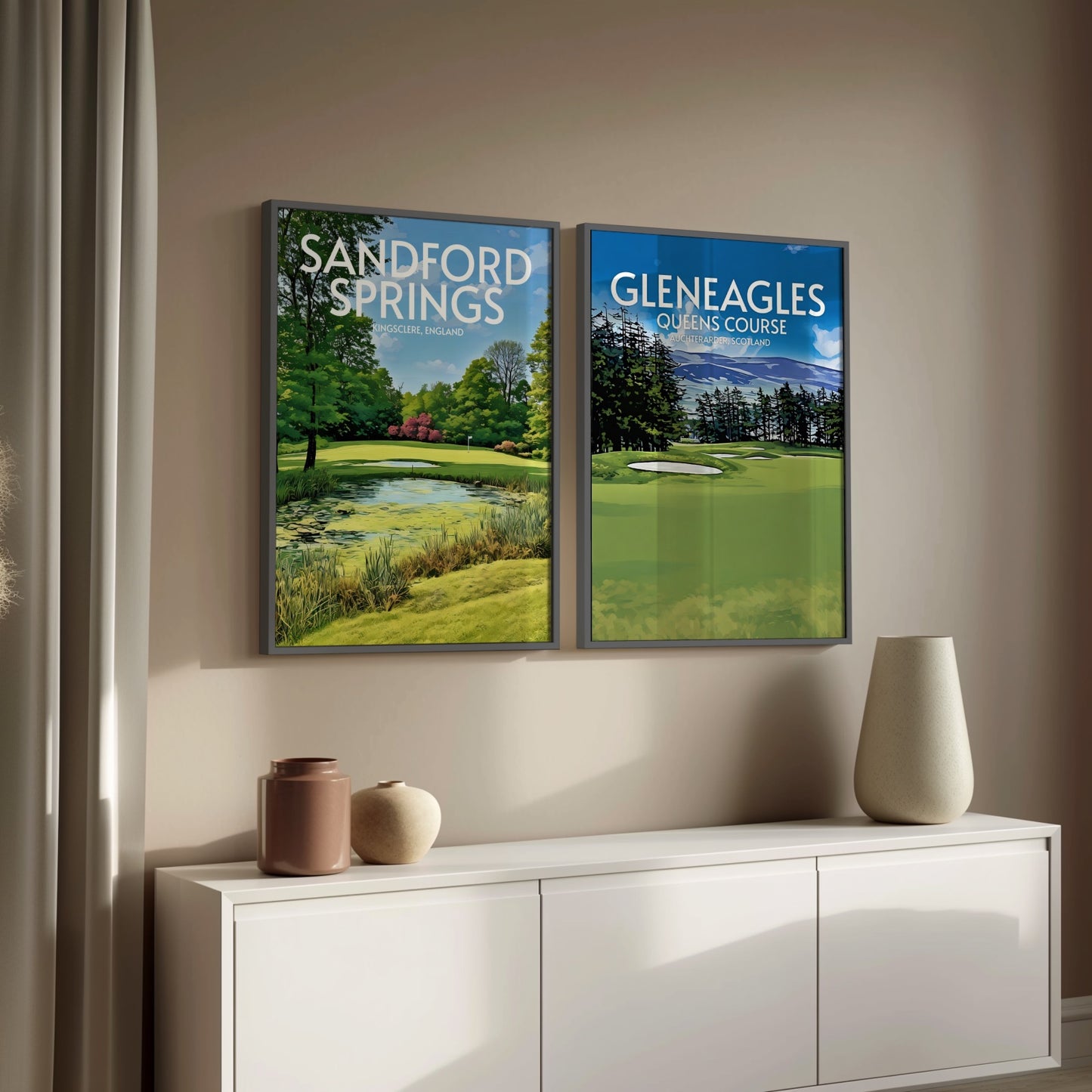 Gleneagles Queens Course Golf Course Print