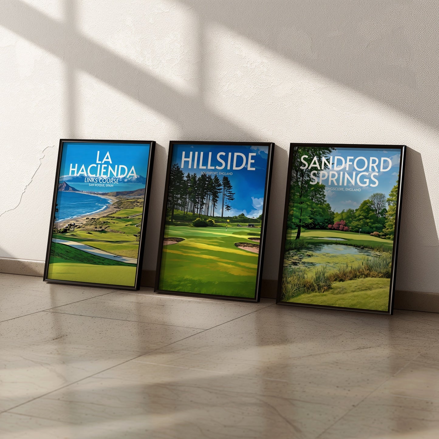 Hillside Golf Course Print