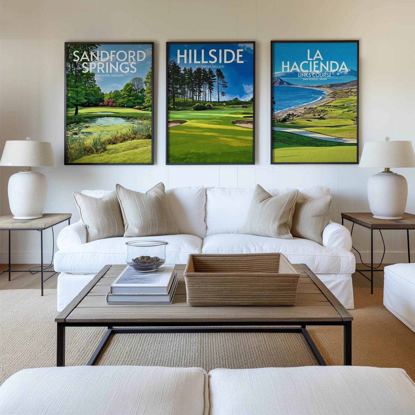 Hillside Golf Course Print