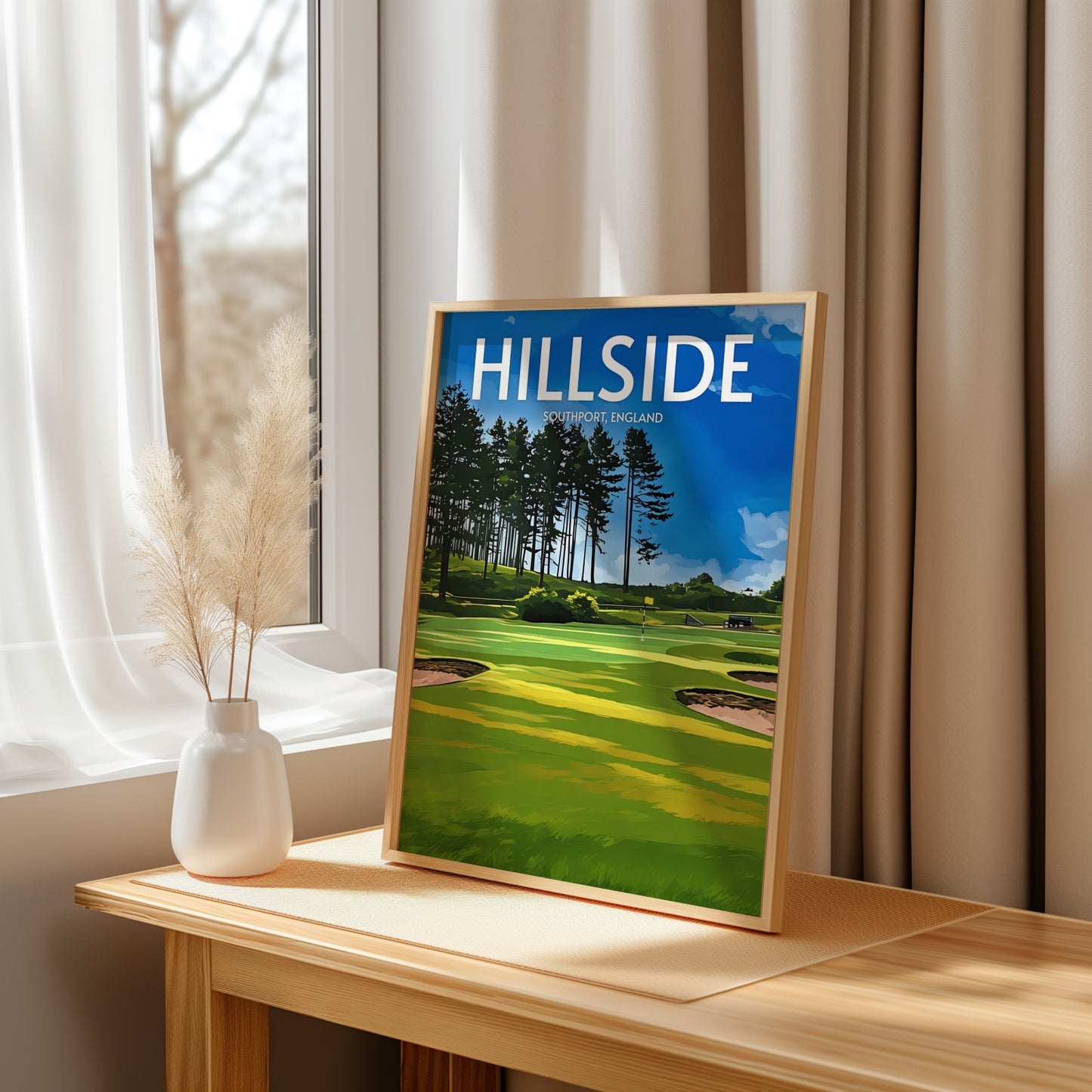 Hillside Golf Course Print